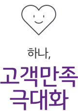 하나, 고객만족 극대화